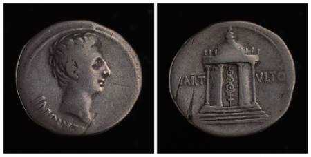 Augustus, cistophoric tetradrachm (coin)