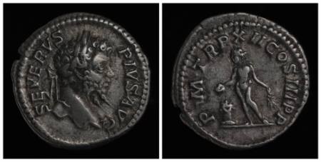 Septimius Severus, denarius (coin)