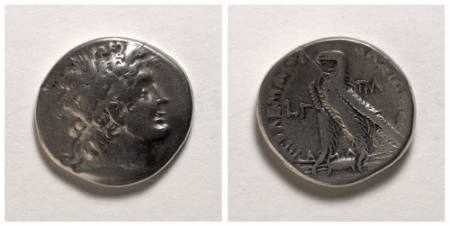 Ptolemy I electrum tetradrachm (coin)