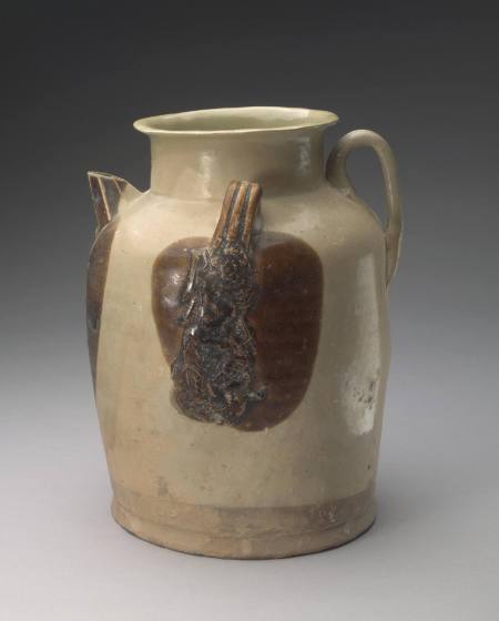 Ewer with design of Central Asian dancer, Changsha ware