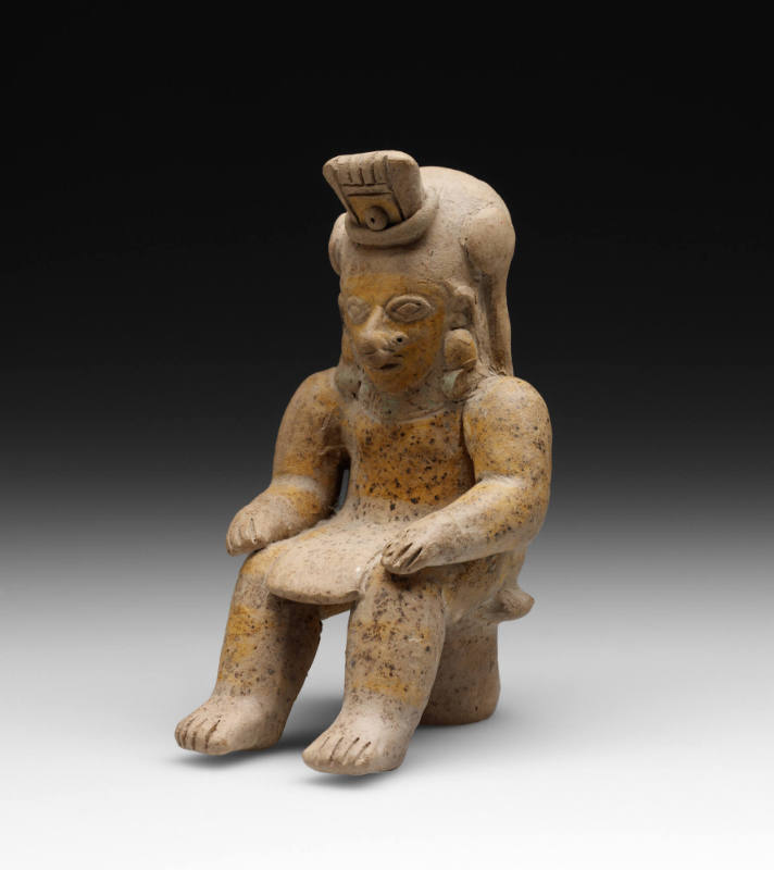 Seated personage