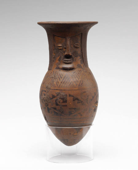 Face neck funerary urn