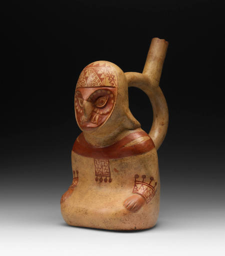 Owl shaman effigy jar