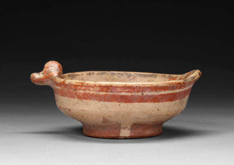 Duck effigy bowl