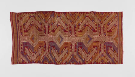 Textile for traveling, or baby-covering with diamond designs