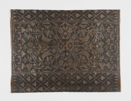 Skirtcloth (songket sarong) with leaf and florette designs