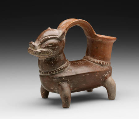 Animal effigy vessel