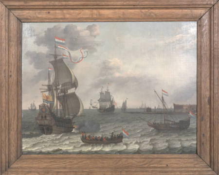 A Zeeland Flagship Returning to Fort Rammekens, near Middelburg