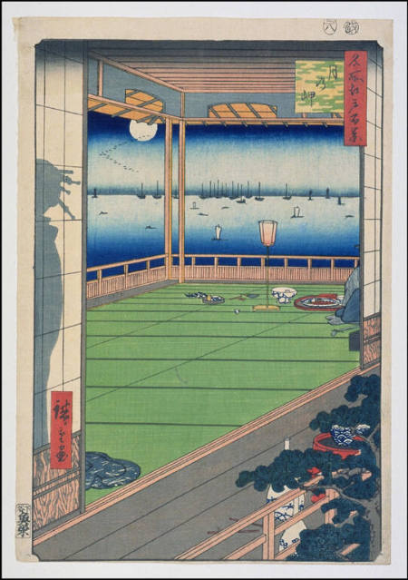 Moon-Viewing Point, from the series One Hundred Famous Views of Edo
