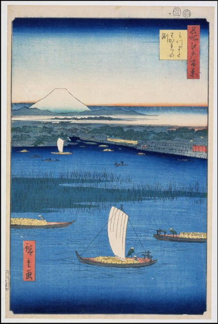Mitsumata Wakarenofuchi:  #57 from One Hundred Famous Views of Edo