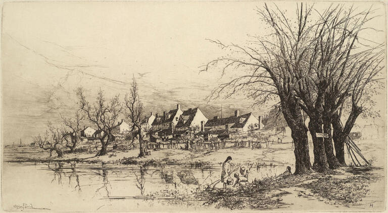 Spring Day in an Old Suburb