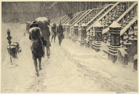 Stoops in the Snow