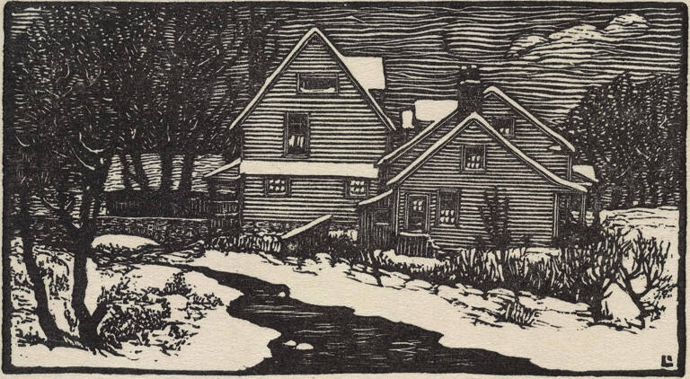 House by the Stream, Winter