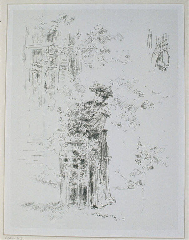 La Belle Jardinière [Mrs. Whistler in the Paris Garden]