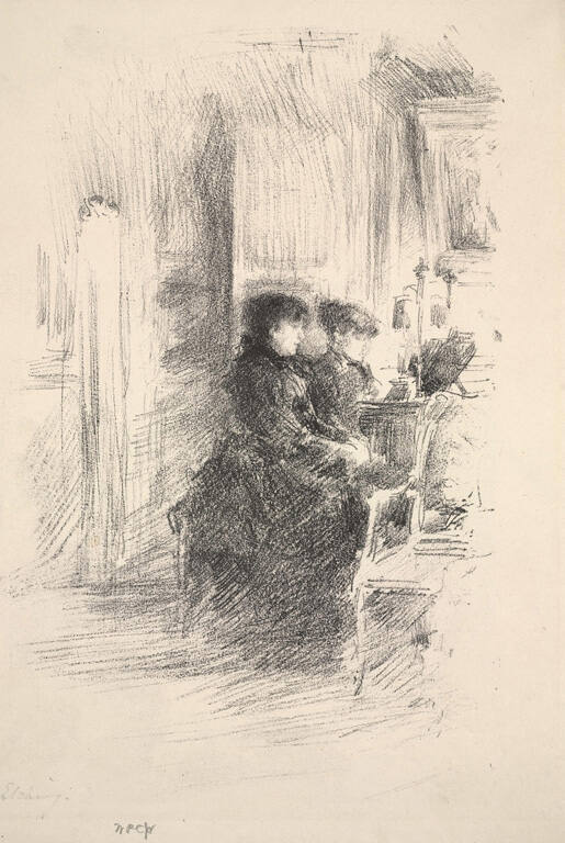 The Duet (Mrs Whistler and her sister in Whistler's Paris apartment)