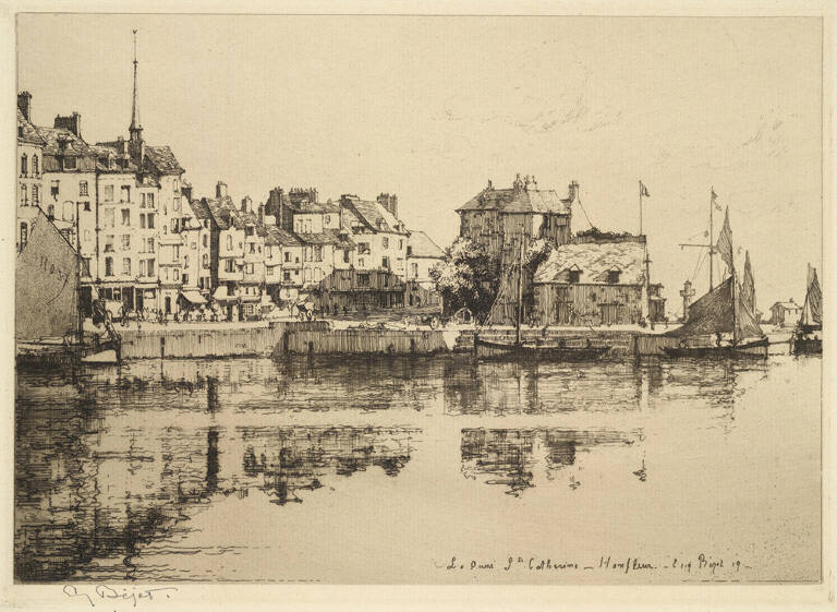 Le Quai Ste. Catherine Honfleur