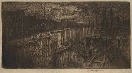 Thames Below the Bridges, Night