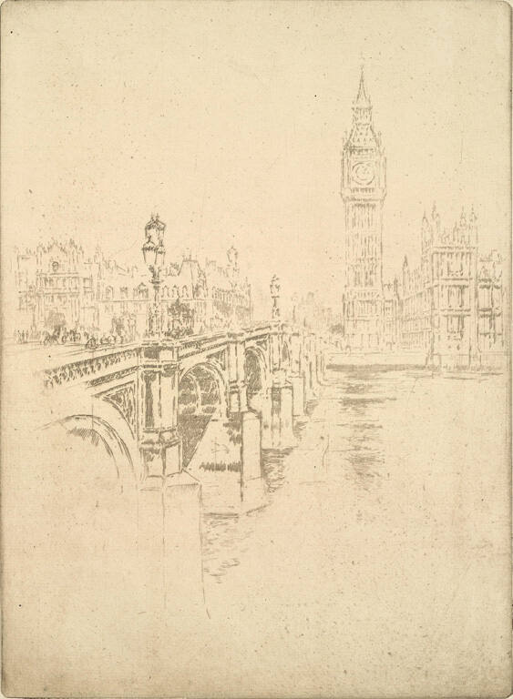 Clock Tower, From the Surrey Side