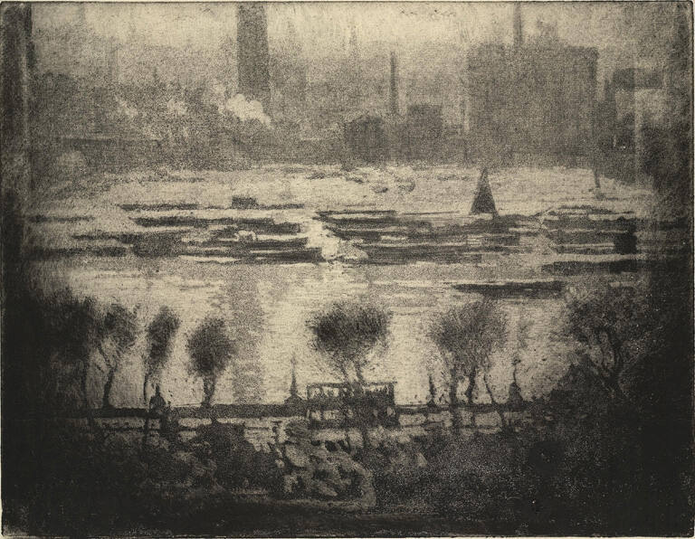 Dark Day on the Embankment