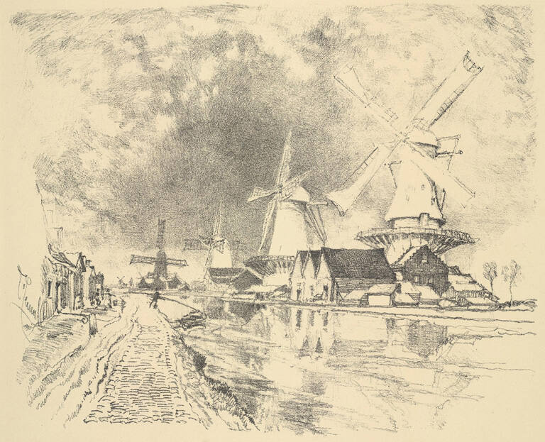 The Windmills - The White Mill, Holland