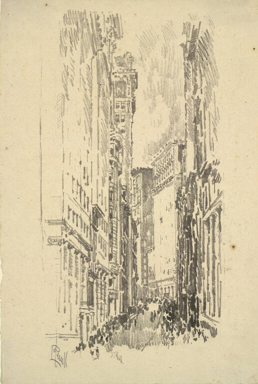 Down Town Street, New York City - William Street