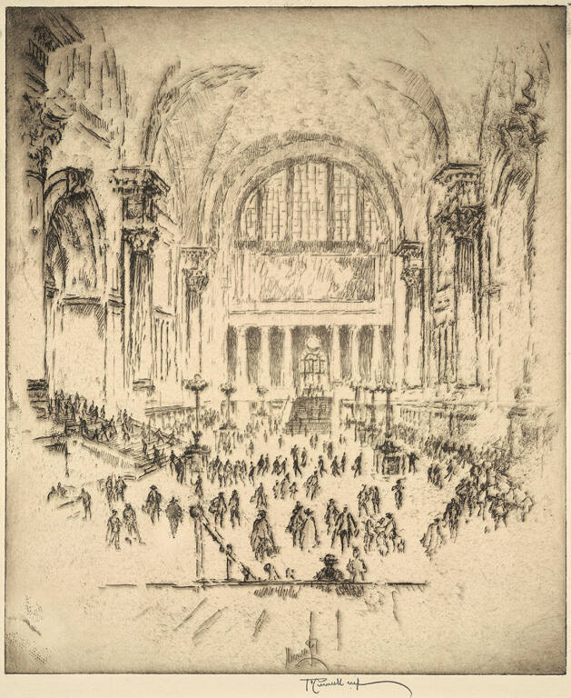 The Marble Hall, Pennsylvania Station, New York