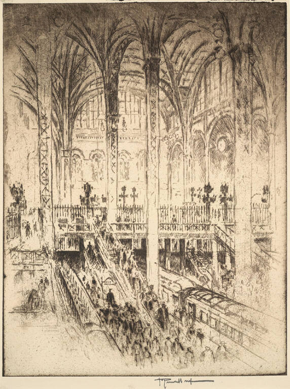 Down to the Trains, Pennsylvania Station, New York