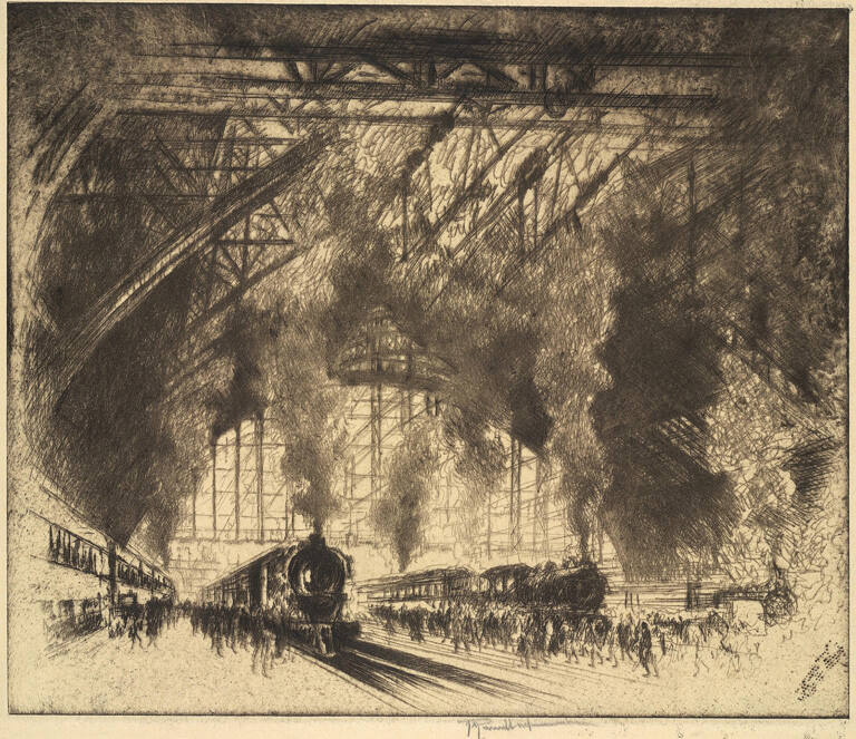 The Trains that Come, and the Trains that Go, Pennsylvania Station, Philadelphia