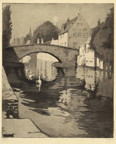 Le Quai Vert à Bruges