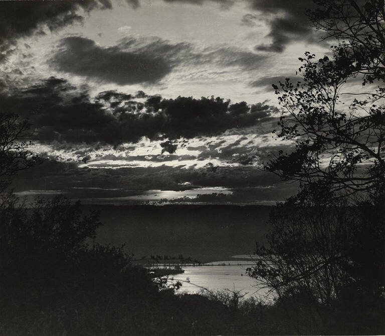 Crew returning at sunset