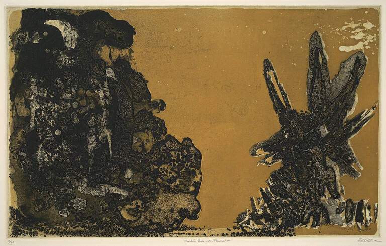 Sunlit Sea with Plankton