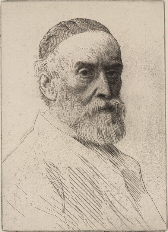 Portrait of George Frederick Watts (1817–1904) English painter and sculptor