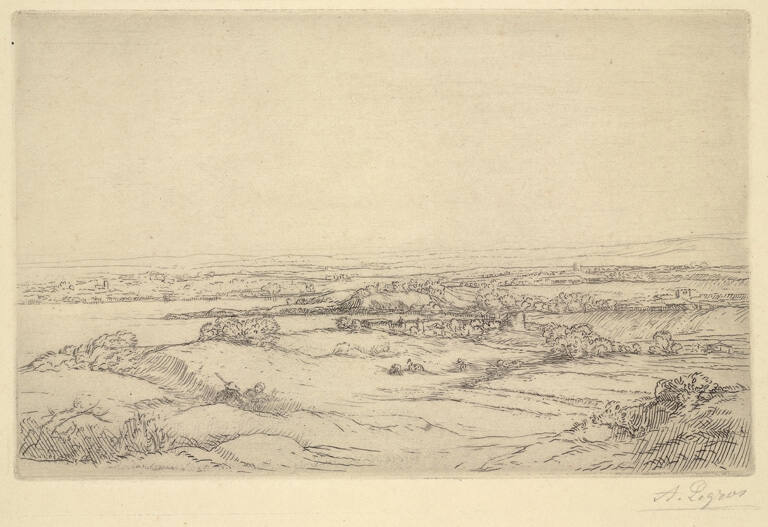 La Plaine près du lac [A plain near the lake]