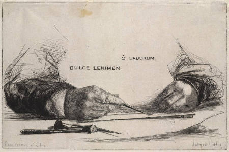 Hands Etching – Ô Laborum