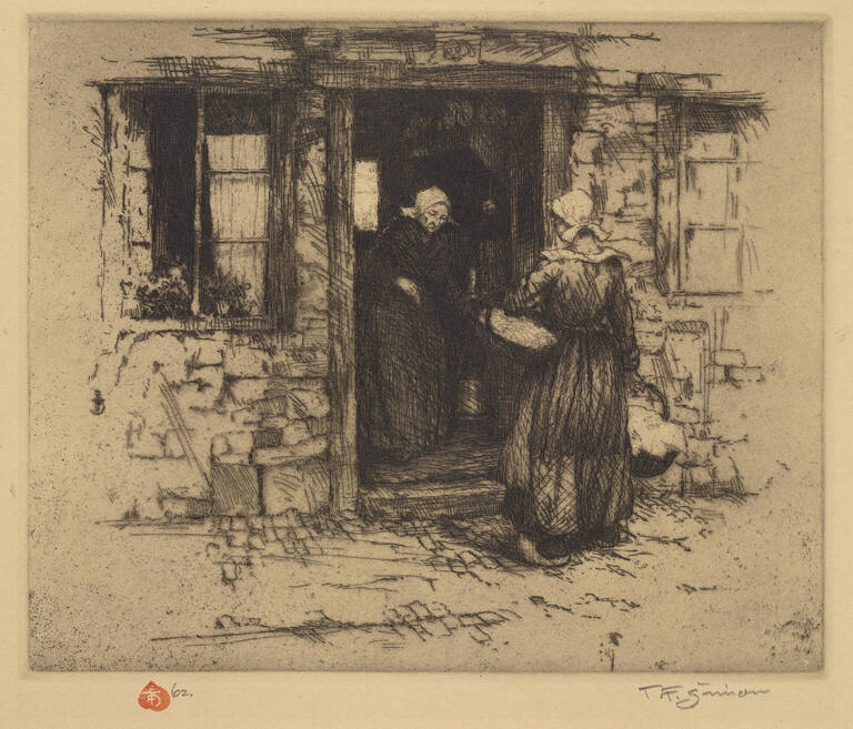 Marchande de Poissons, Bretagne [Fish sellers, Brittany]