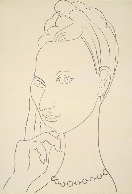 (Head of woman 3/4 view)