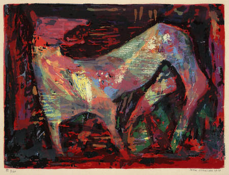 Untitled (horse or fantastic animal)