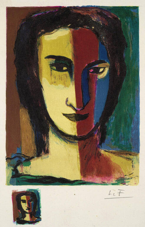 Untitled (head of a woman)