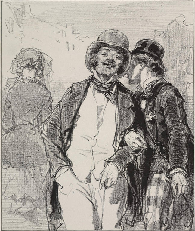 Vous connaissez cette charmante personne? Parfaitement: c'est la femme de deux mes amis