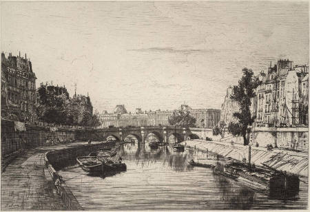 Vue prise du Pont Saint Michel