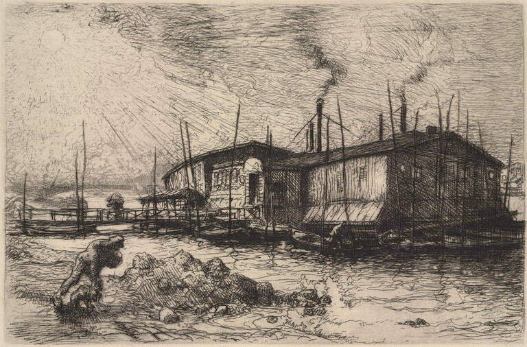 Vieux lavoir, Pont de Grenelle