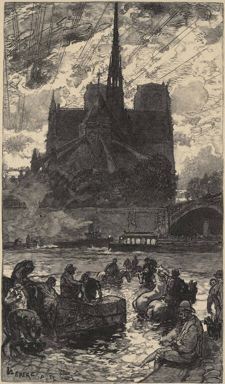 L'Abreuvoir derrière Notre Dame