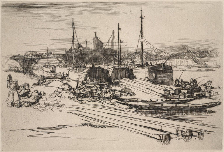 Décharge publique, quai de la Gare