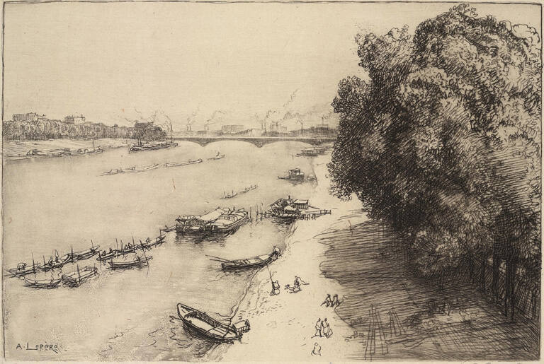 La Seine au Pont National