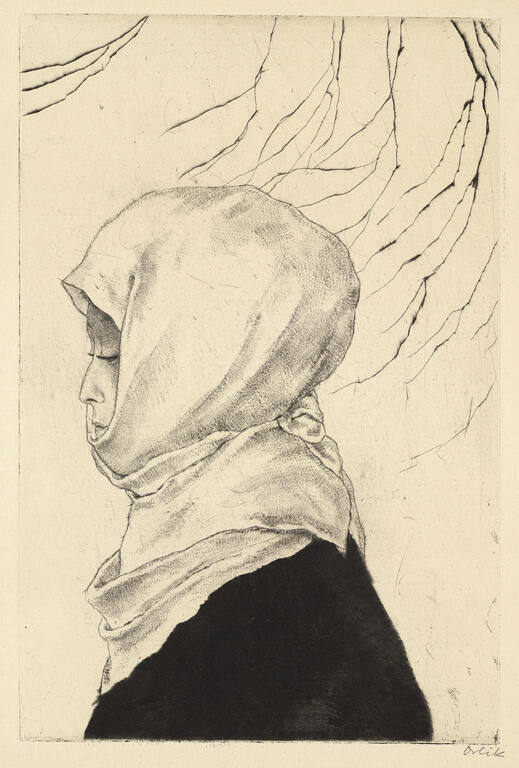 Japanese Woman in Winter Clothes