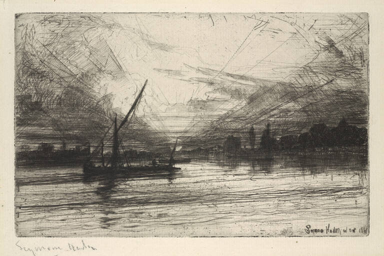 Sunset on the Thames