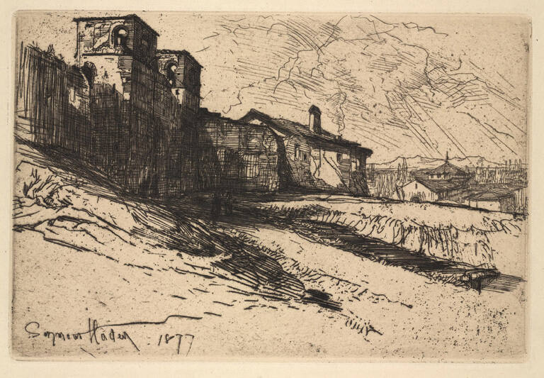 Grim Spain (the town and walls of Burgos)