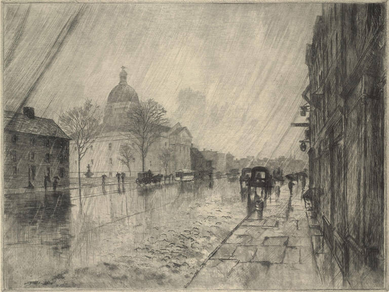 Rainy Day in Providence