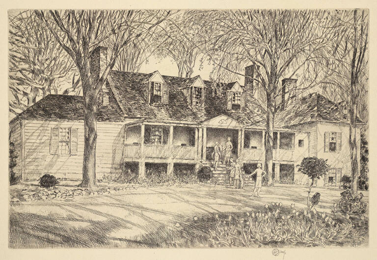 Old Virginia Home (The Page House, Hanoverly, Virginia)