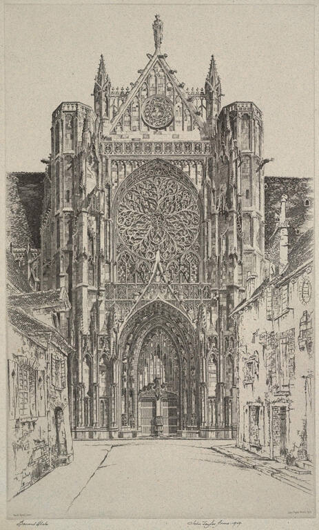 Gothic Glory (North Portal, Cathedral of Sens)